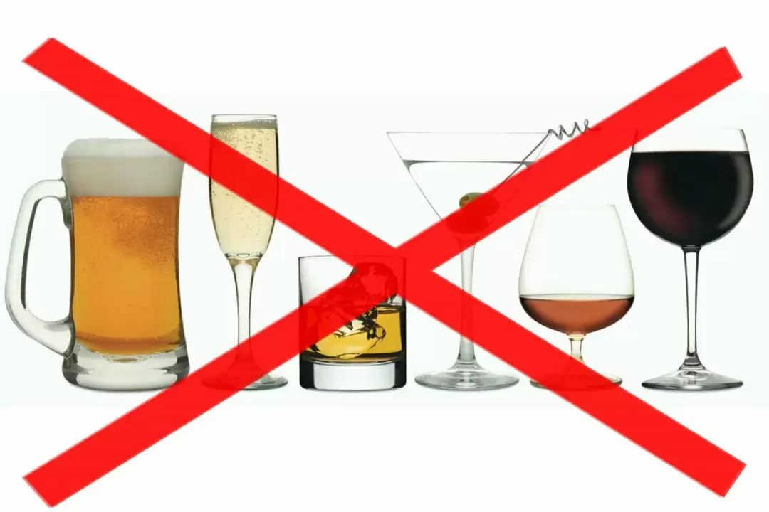 atsisakyti alkoholio